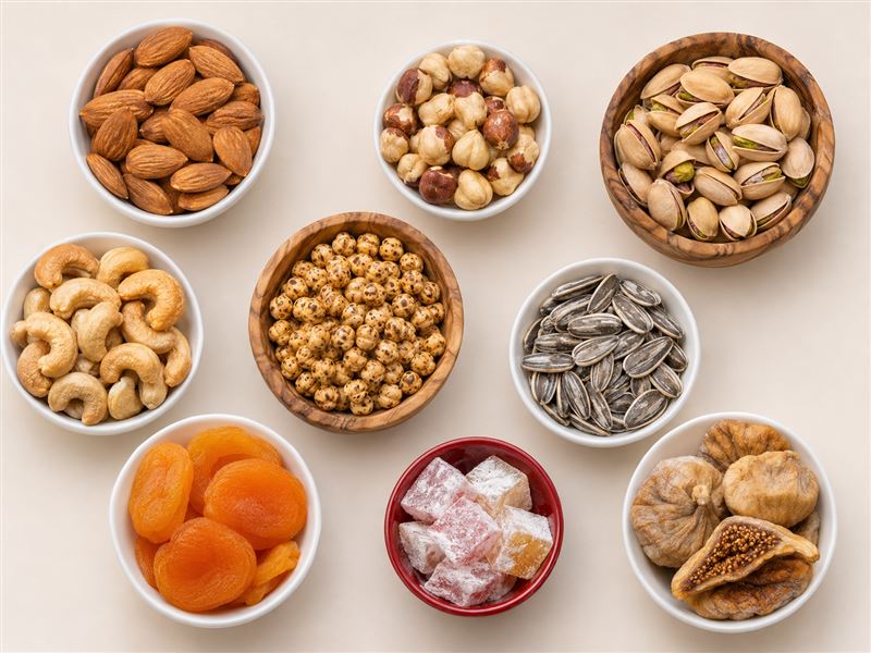 Nuts and snacks