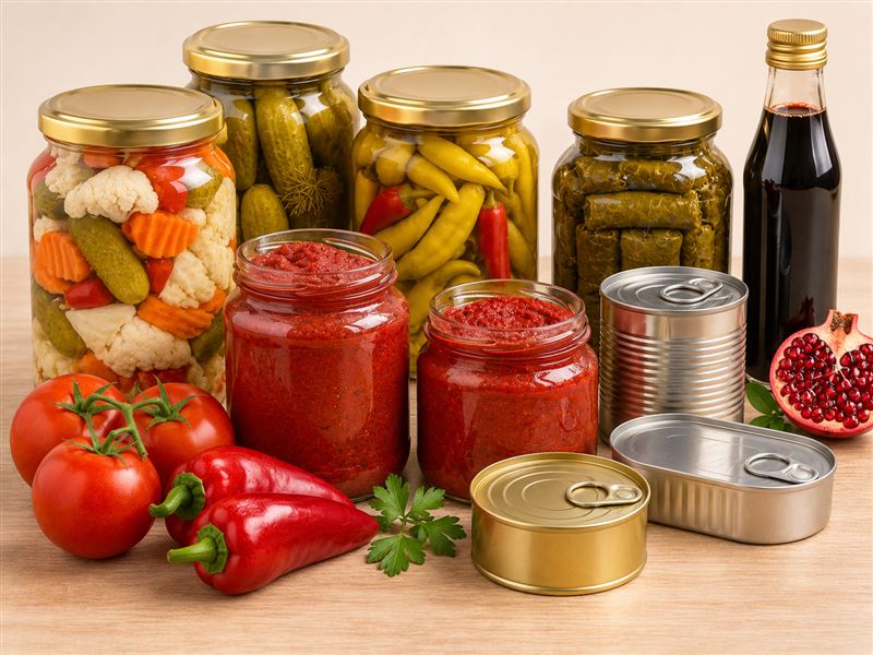 Canned goods and sauces
