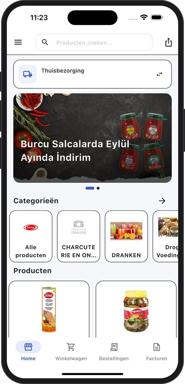 Tan-Tan MobilApp ana ekran